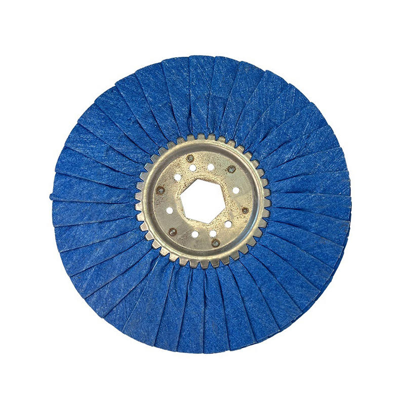 নীল ভাঁজ buffing চাকা